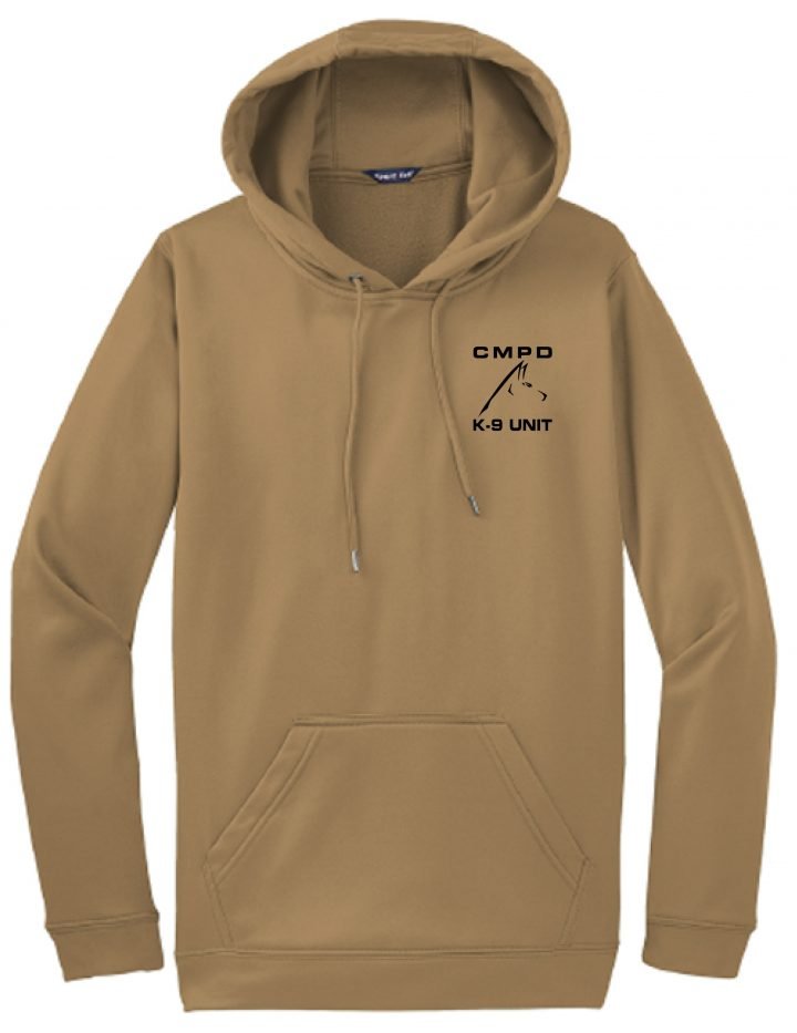 Adult Coyote Brown Performance Hoodie